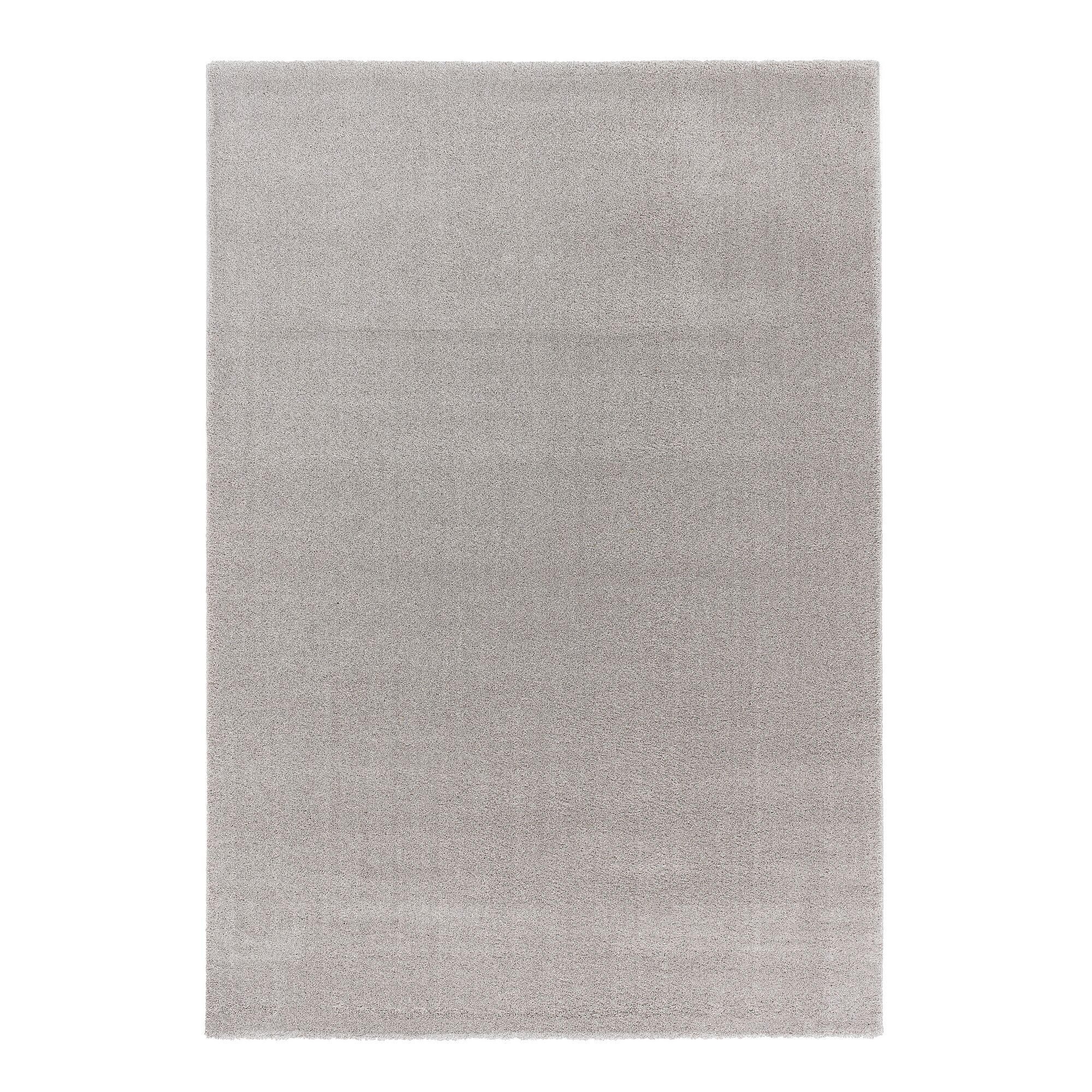 Grauer Hochflor-Teppich