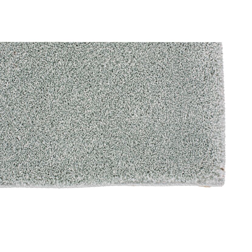 Hellblauer Teppich