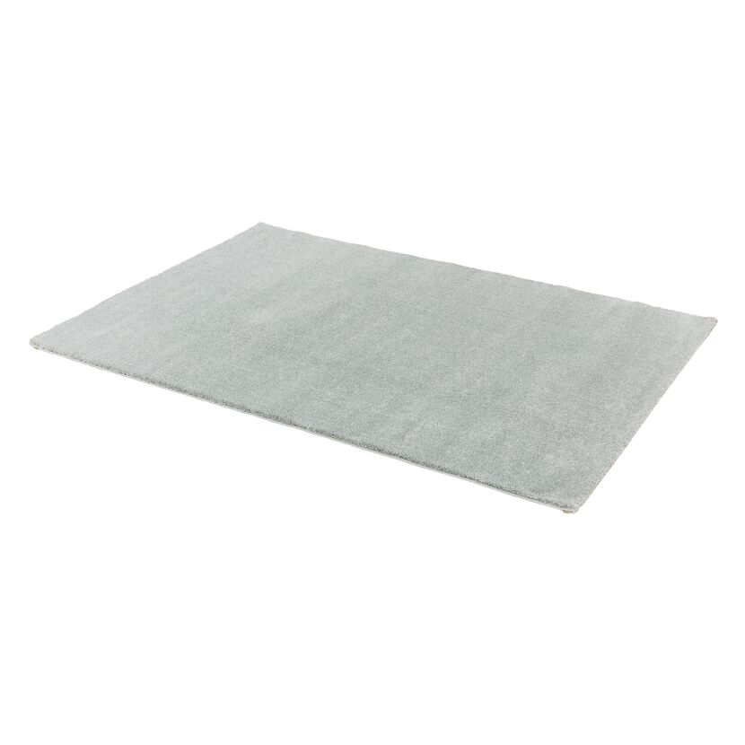 Hellblauer Teppich