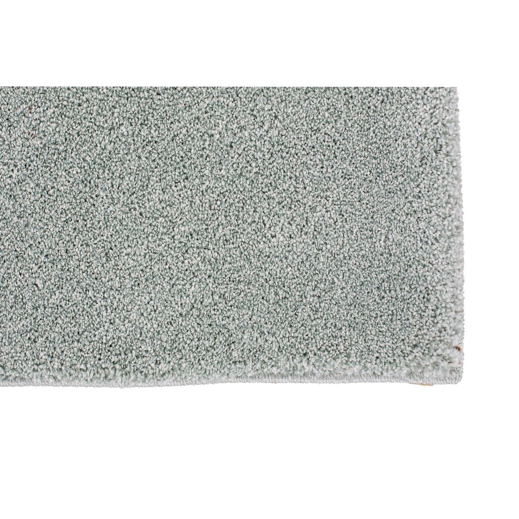 Hellblauer Teppich