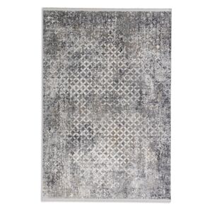 Teppich 'Positano' grau/gold 140 x 200 cm