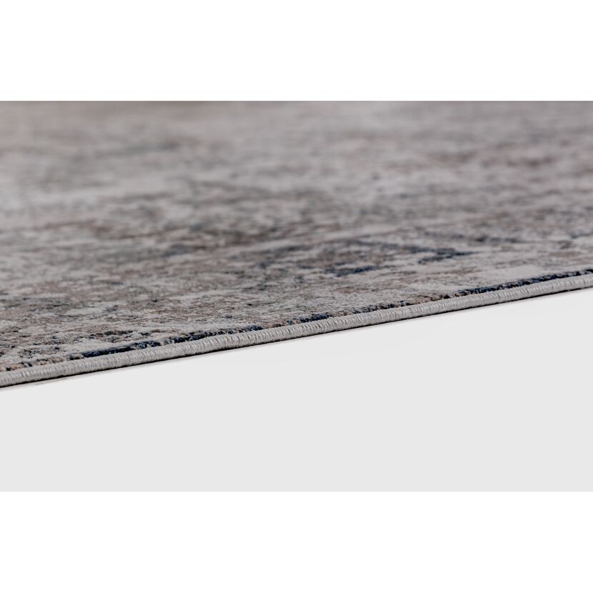 Teppich mit Muster in Grau- und Brauntönen