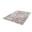 Beiger Teppich mit rotem Blumenmuster
