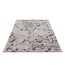 Teppich 'Antea' Blumen rot 133 x 190 cm