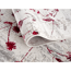 Teppich 'Antea' Blumen rot 133 x 190 cm
