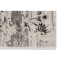 Teppich 'Antea' Blumen schwarz 160 x 230 cm