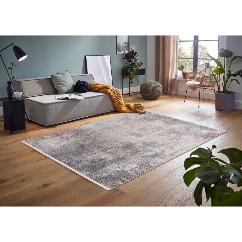 Beiger Teppich in Wohnzimmer