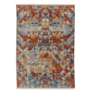 Teppich 'Mystik' bunt Dreiecke 133 x 185 cm
