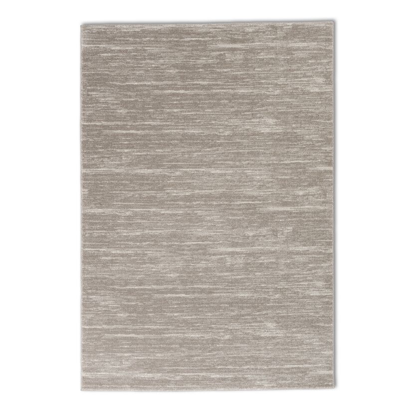 Beiger Teppich mit Linienmuster