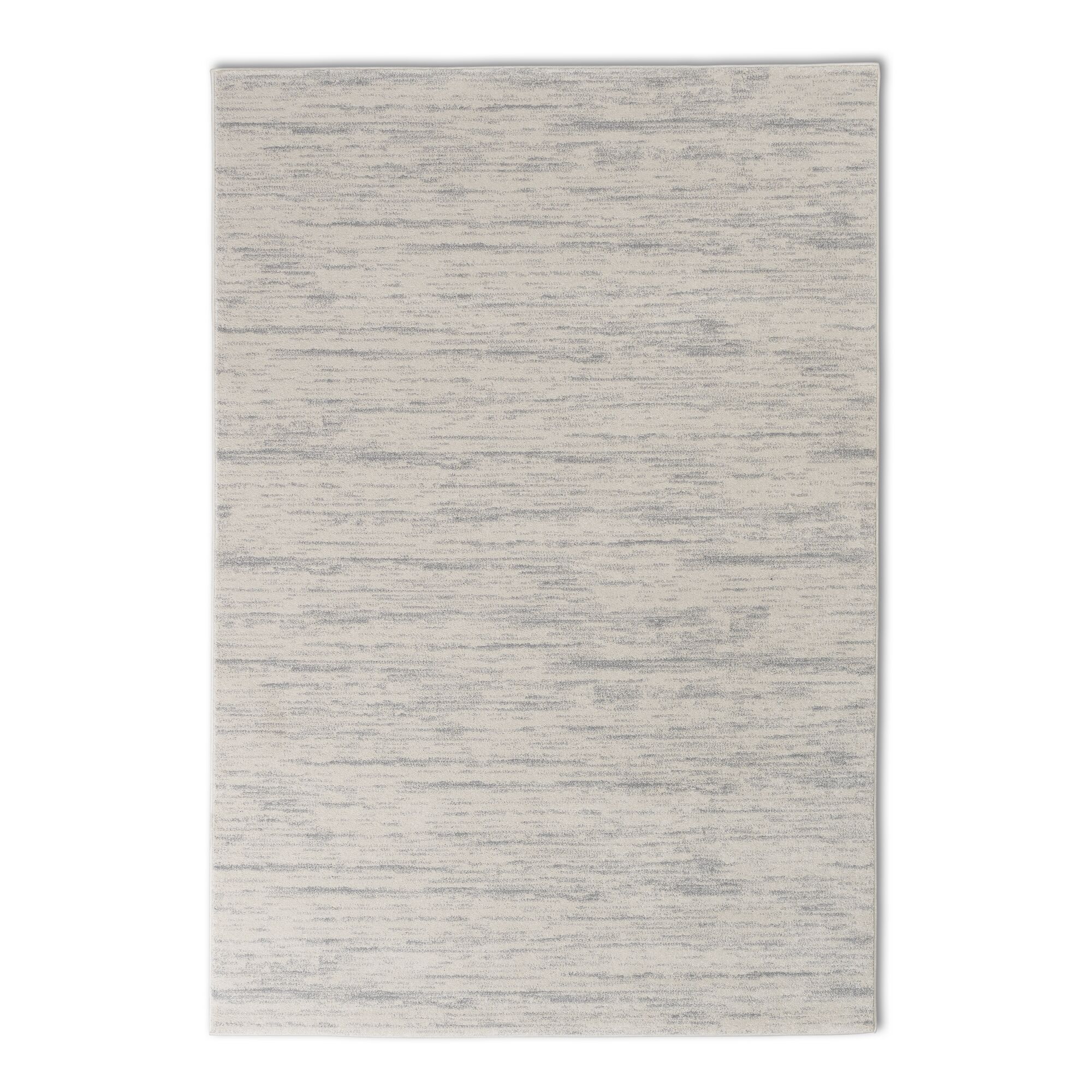 Heller Teppich mit grauem Muster