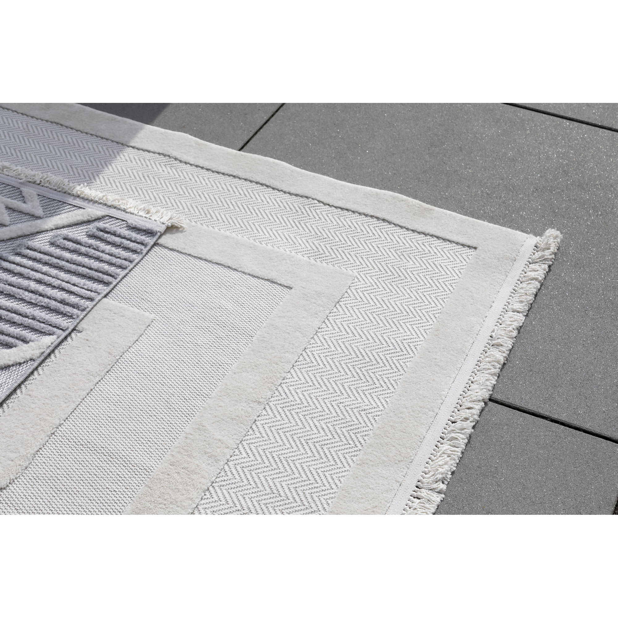 In-& Outdoor-Teppich 'Summer' creme 80 x 150 cm