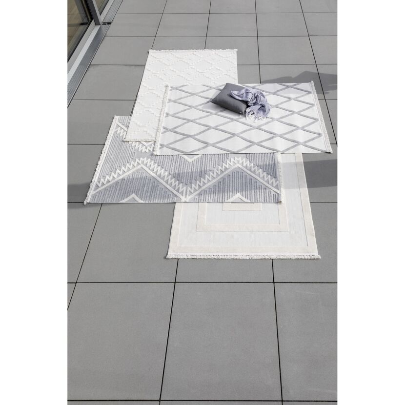 In-& Outdoor-Teppich 'Summer' creme 80 x 150 cm
