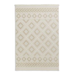 In-& Outdoor-Teppich 'Summer' beige Quadrate 80 x 150 cm