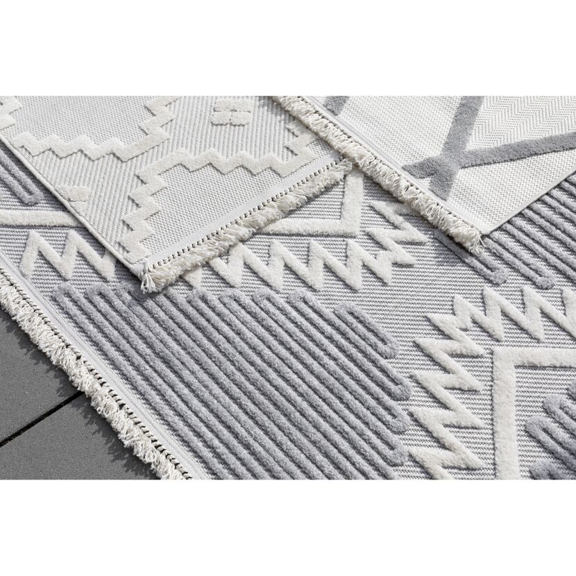 In-& Outdoor-Teppich 'Summer' grau 80 x 150 cm