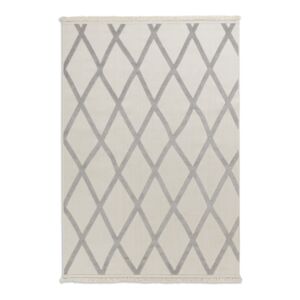 In-& Outdoor-Teppich 'Summer' grau Rautenstreifen 80 x 150 cm