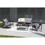 In-& Outdoor-Teppich 'Summer' grau Rautenstreifen 80 x 150 cm