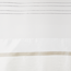 Verkleinertes Bild von Ösenschal mit Querstreifen weiß