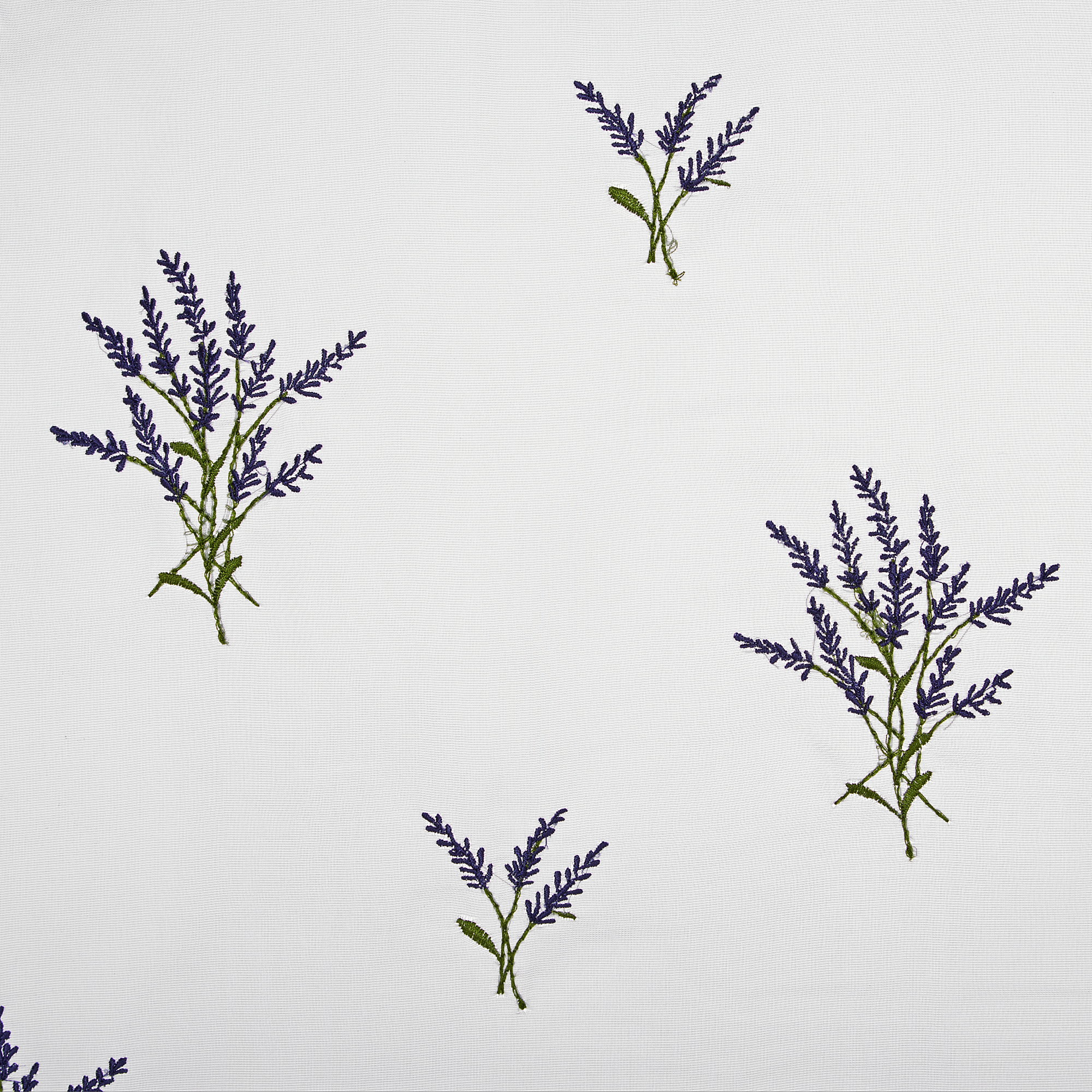 Bistrogardine "Lavender" weiß/blau 140 x 48 cm + product picture
