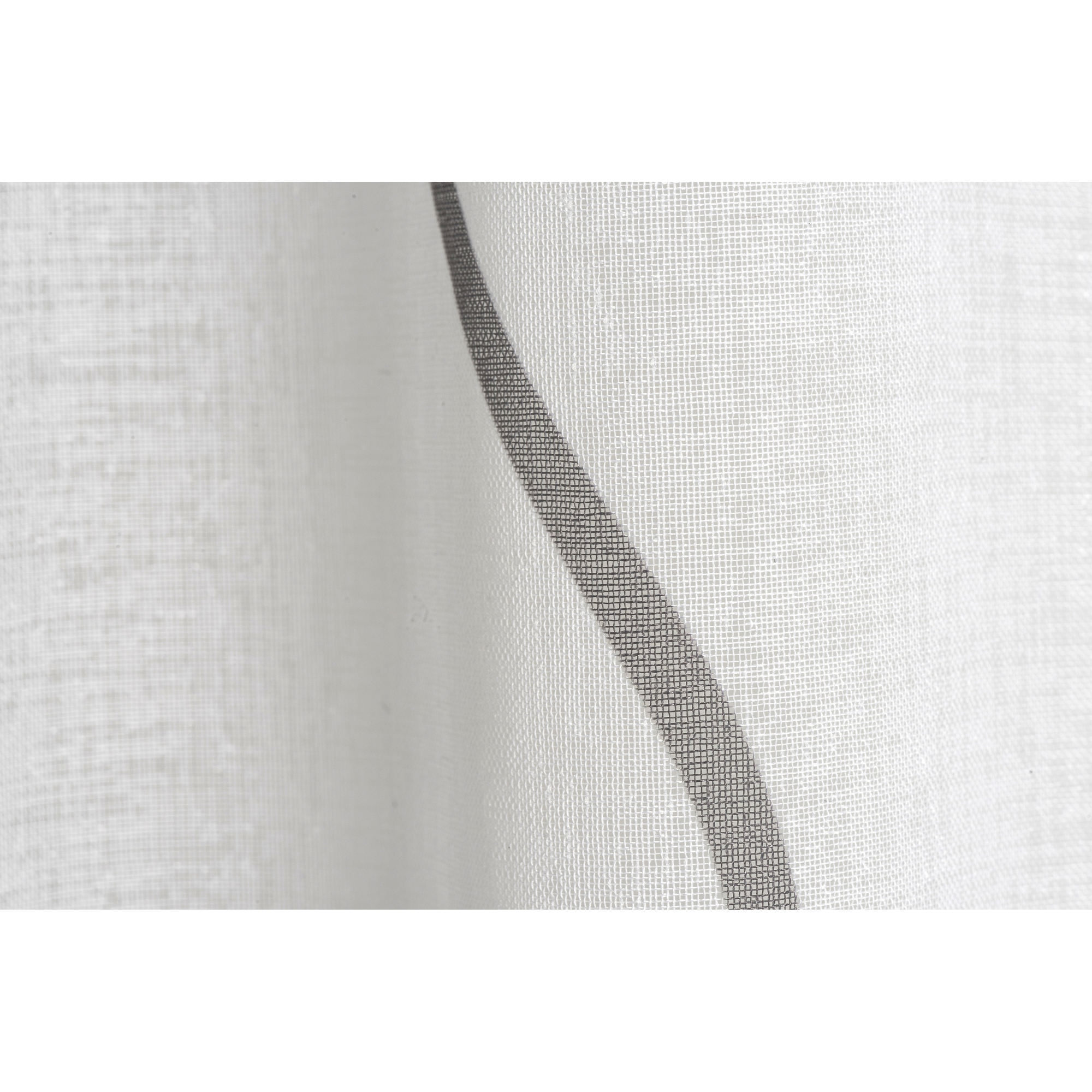 Schlaufenschal 'Curve' Effekt-Voile grau-weiß bedruckt 140 x 255 cm + product picture
