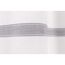 Ösenschal 'Ida' grau/weiß 140 x 255 cm