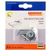 Gardina Deckenträger Metall silber
