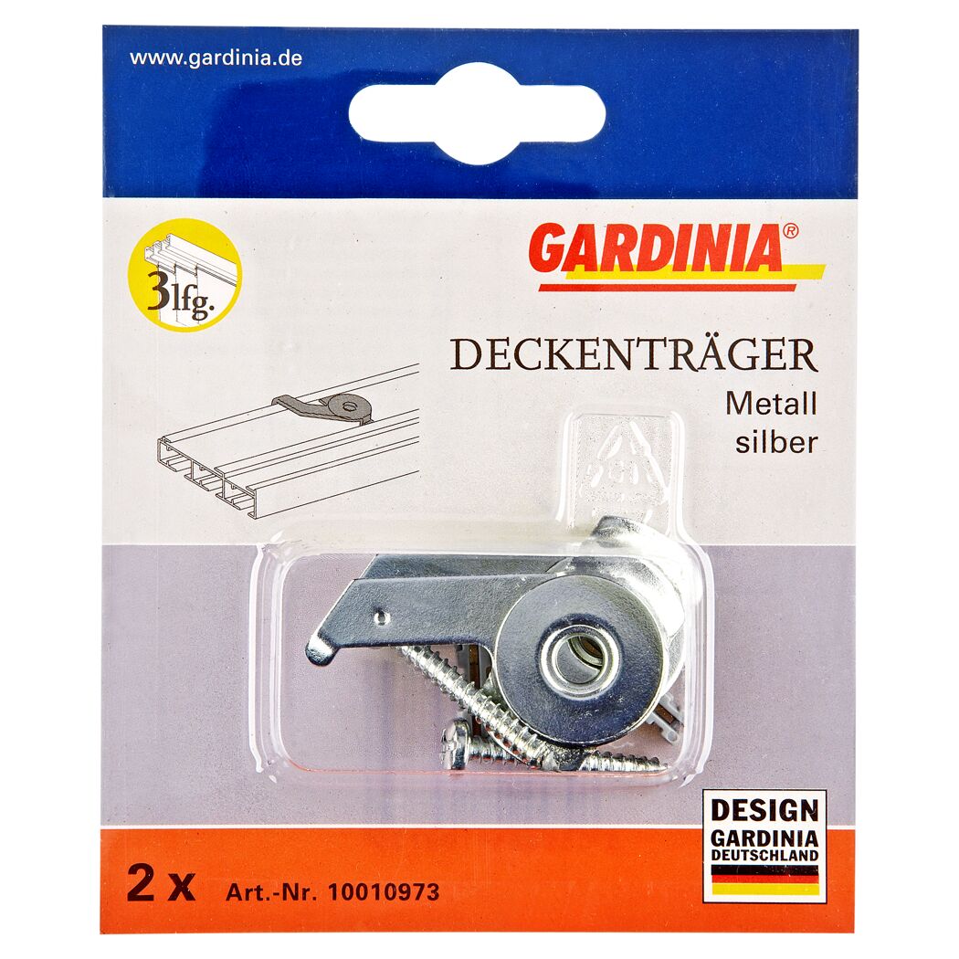 Gardina Deckenträger Metall silber