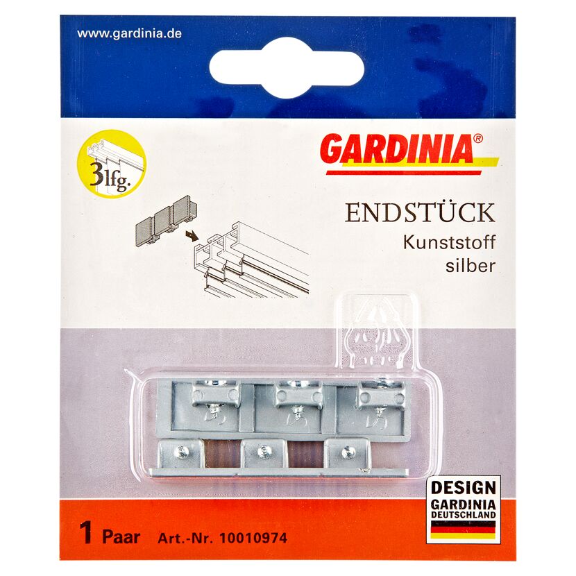 Gardina Endstück Kunststoff Silber