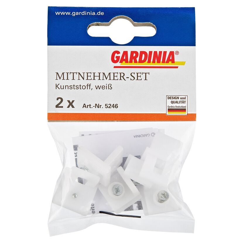 Gardina Mitnehmer-Set, Kunststoff, weiß, 2 Stück