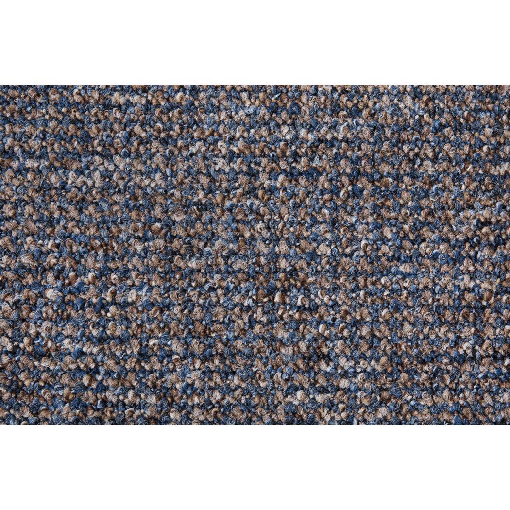 Blau-brauner Teppich 'Bennet'