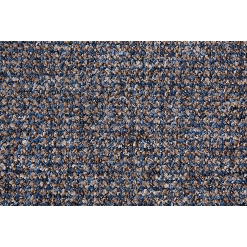 Blau-brauner Teppich 'Bennet'