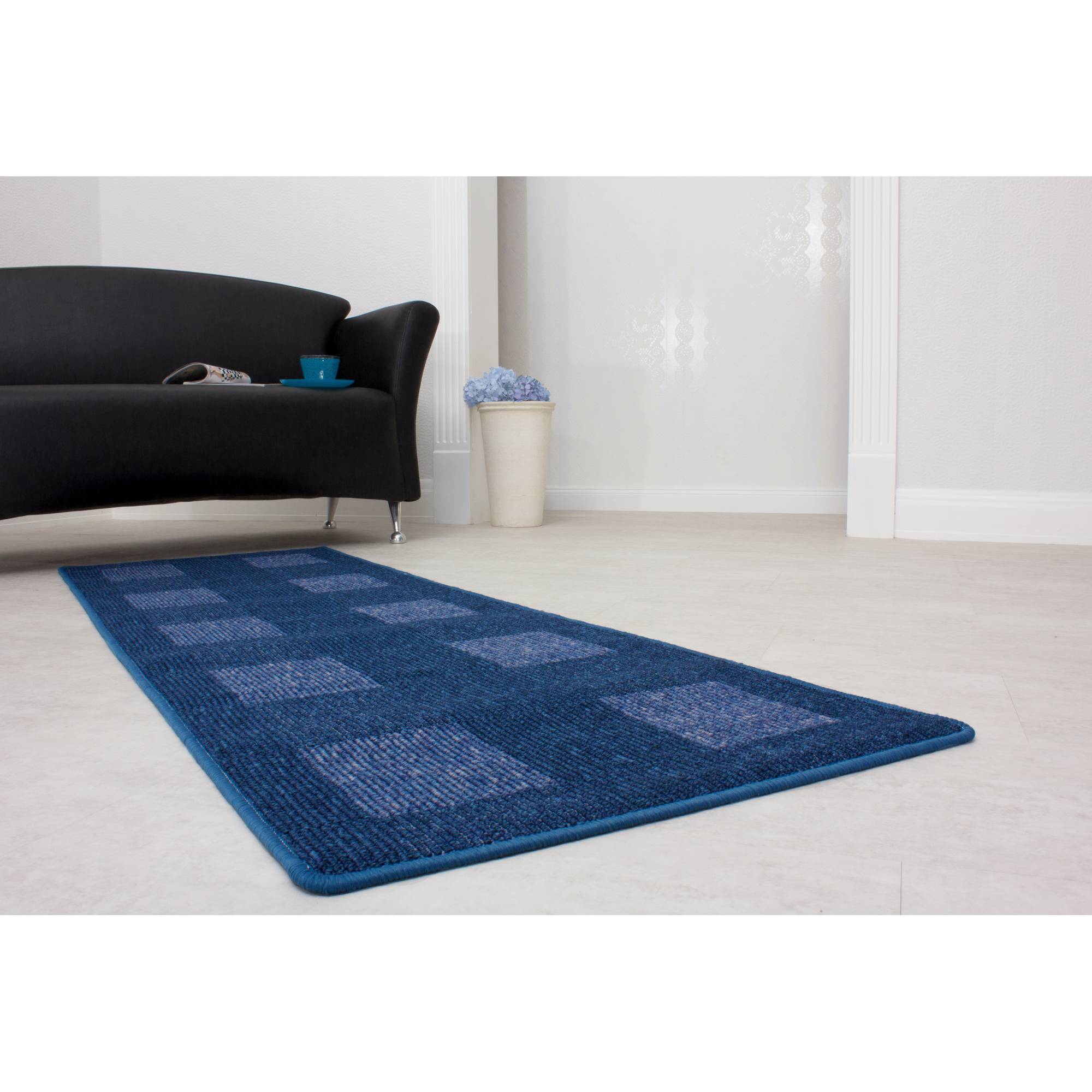 Teppich 'Dijon' blau 67 x 200 cm + product picture