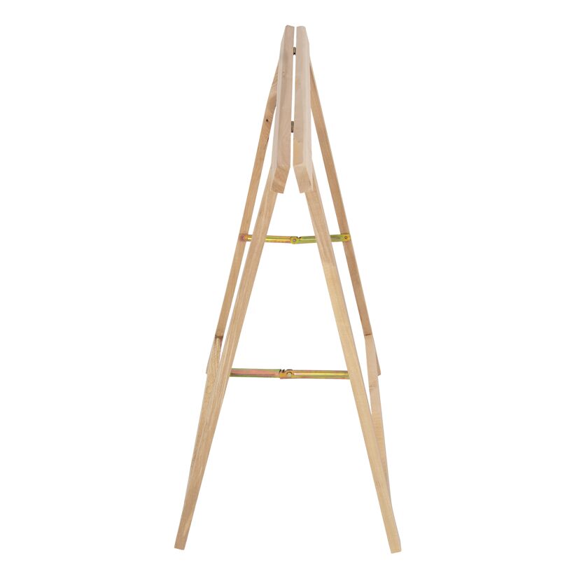 Klappbock aus Holz, Seitenansicht