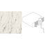 Verkleinertes Bild von Kantenumleimer "Carrara royal" weiß 65 x 4,4 x 0,3 cm 2 Stück