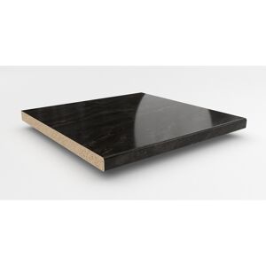 Küchenarbeitsplatte 'BZ173 SI' 4100 x 600 x 39 mm bronzit schwarz