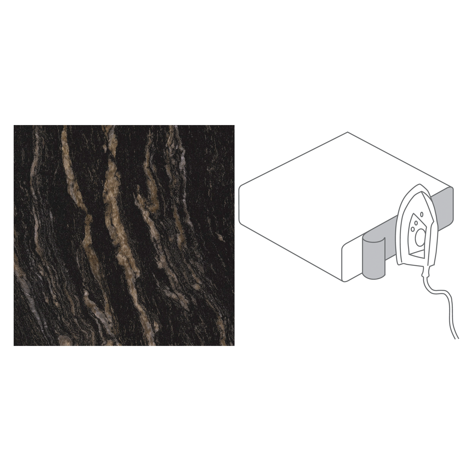 Dekorkante "GetaLit flex" Marmor St. Laurent 650 x 44 mm + product picture