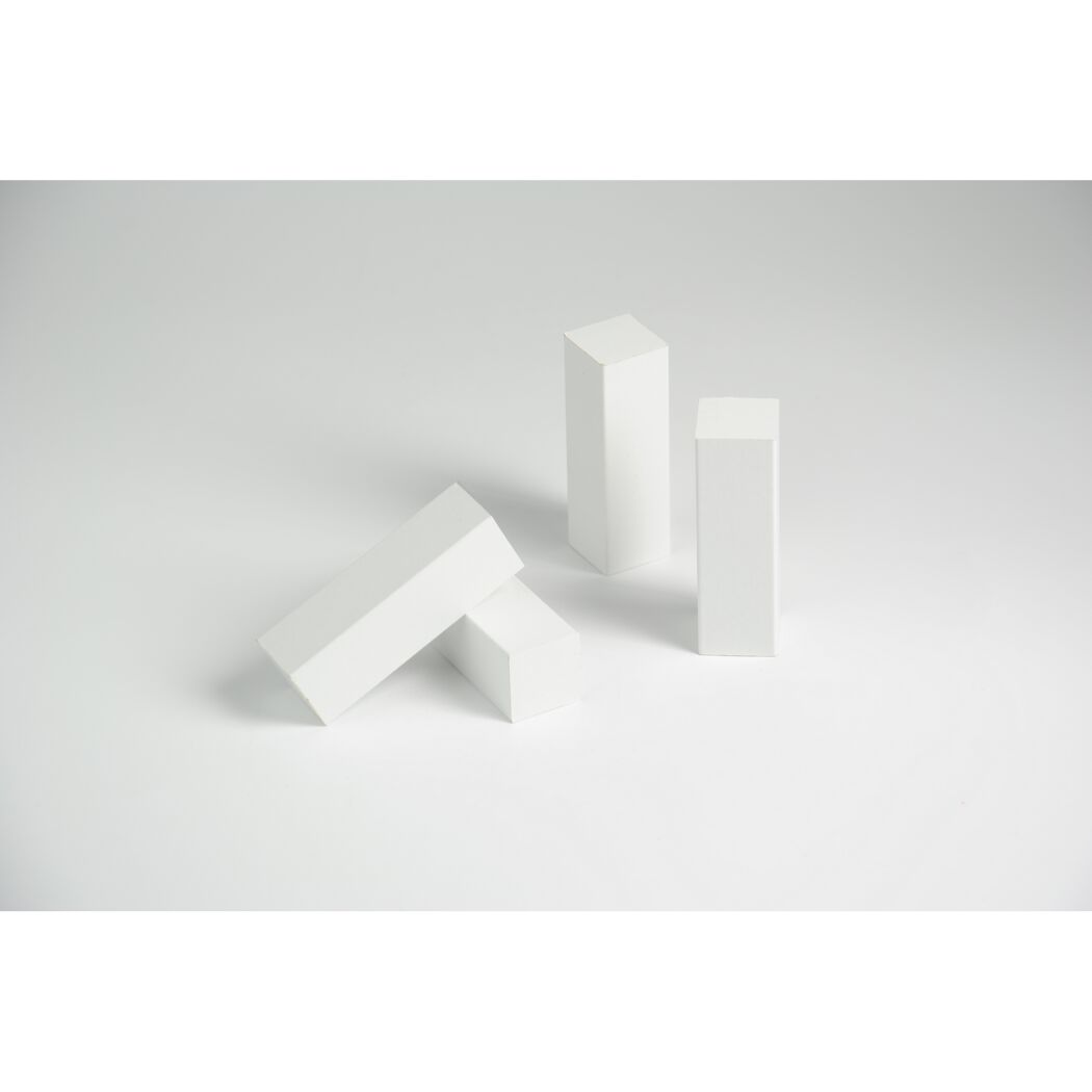 Eckholz weiß 19 x 60 mm 4 Stück