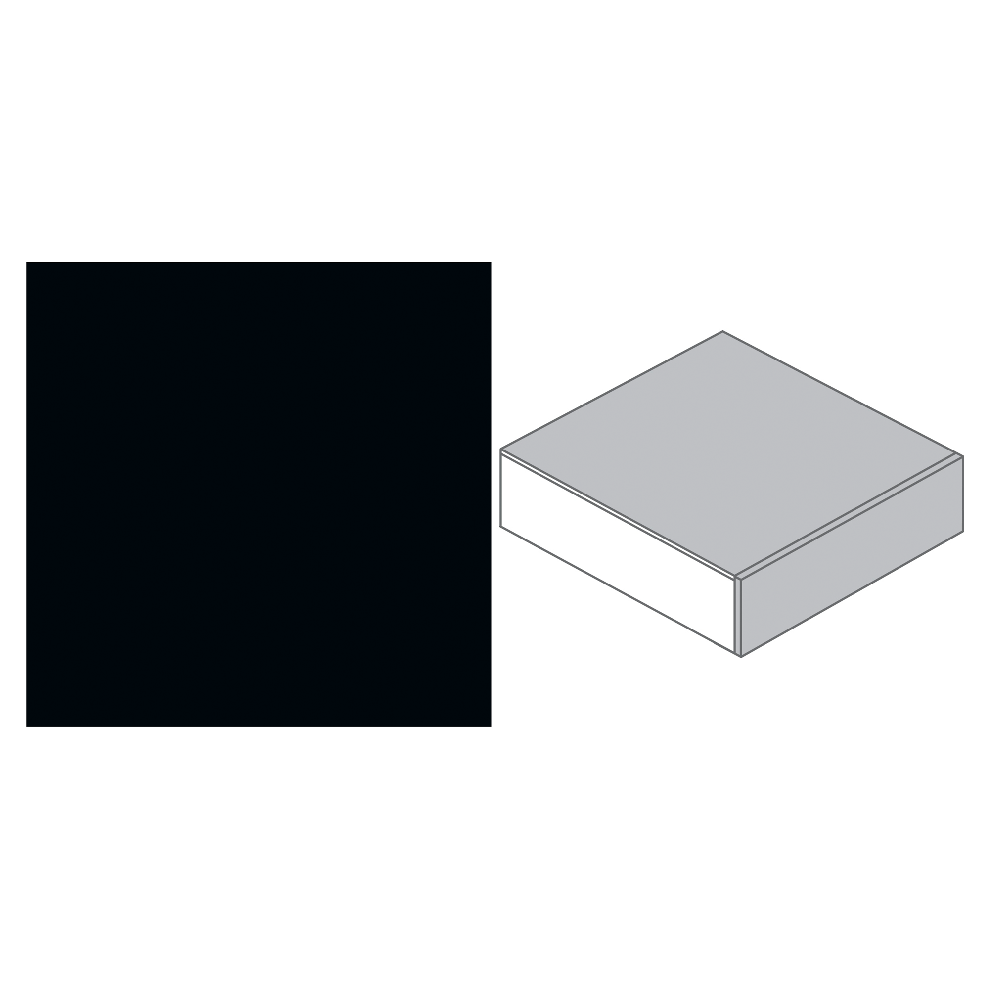 Küchenarbeitsplatte unifarben schwarz Spanplatte 4100 x 600 x 39 mm + product picture