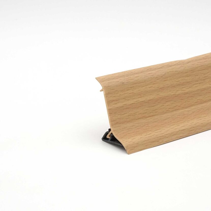 Wandanschlussleiste 'Classic' buchefarben 60 cm