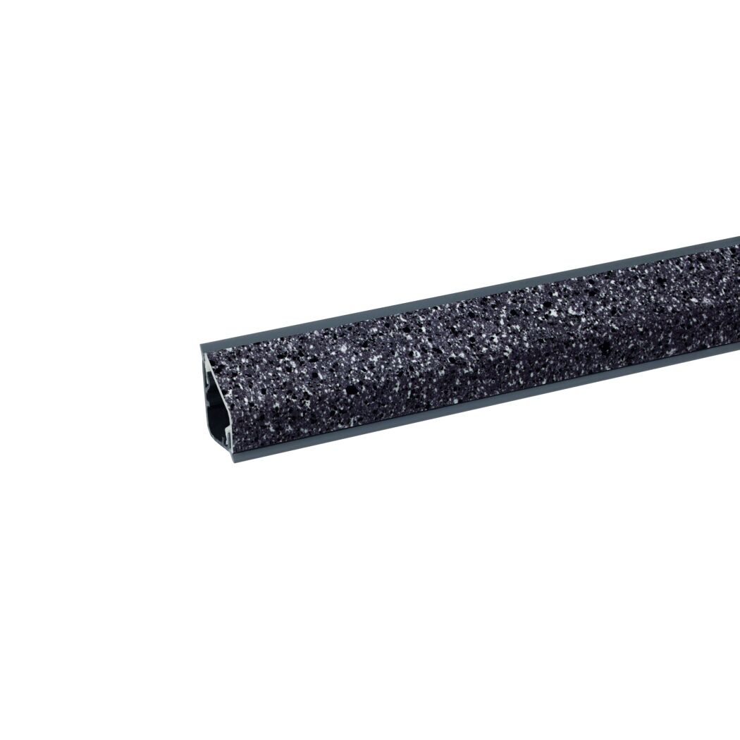Wandanschlußprofil 'Granito 4288' anthrazit 3000 x 16 x 28 mm