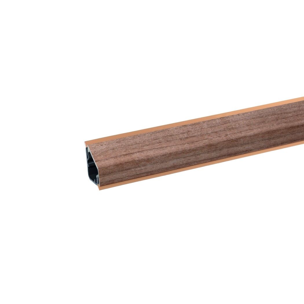 Wandanschlußprofil 'Arizona Pine 34232' braun 3000 x 16 x 28 mm