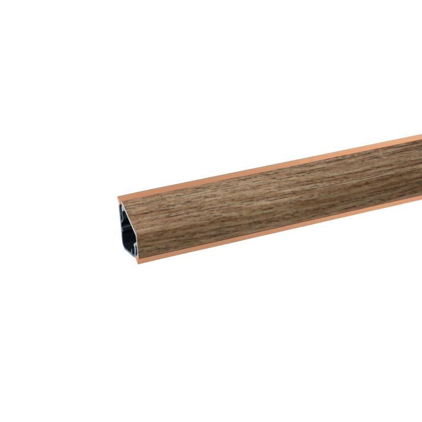 Wandanschlußprofil 'Eiche Endgrain Classic K5414' braun 3000 x 16 x 28 mm
