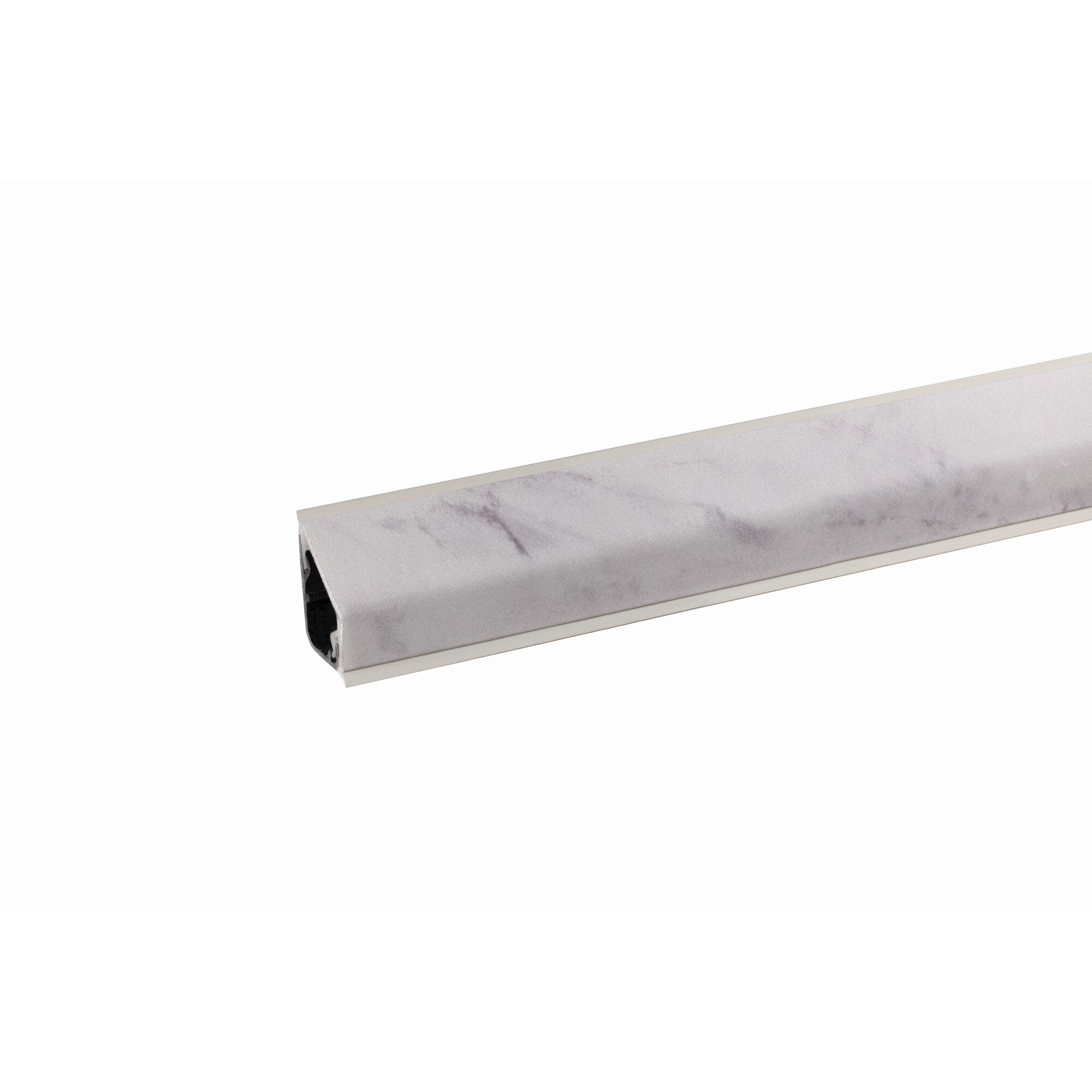 Weiße Sockelleiste WAP Arabescato