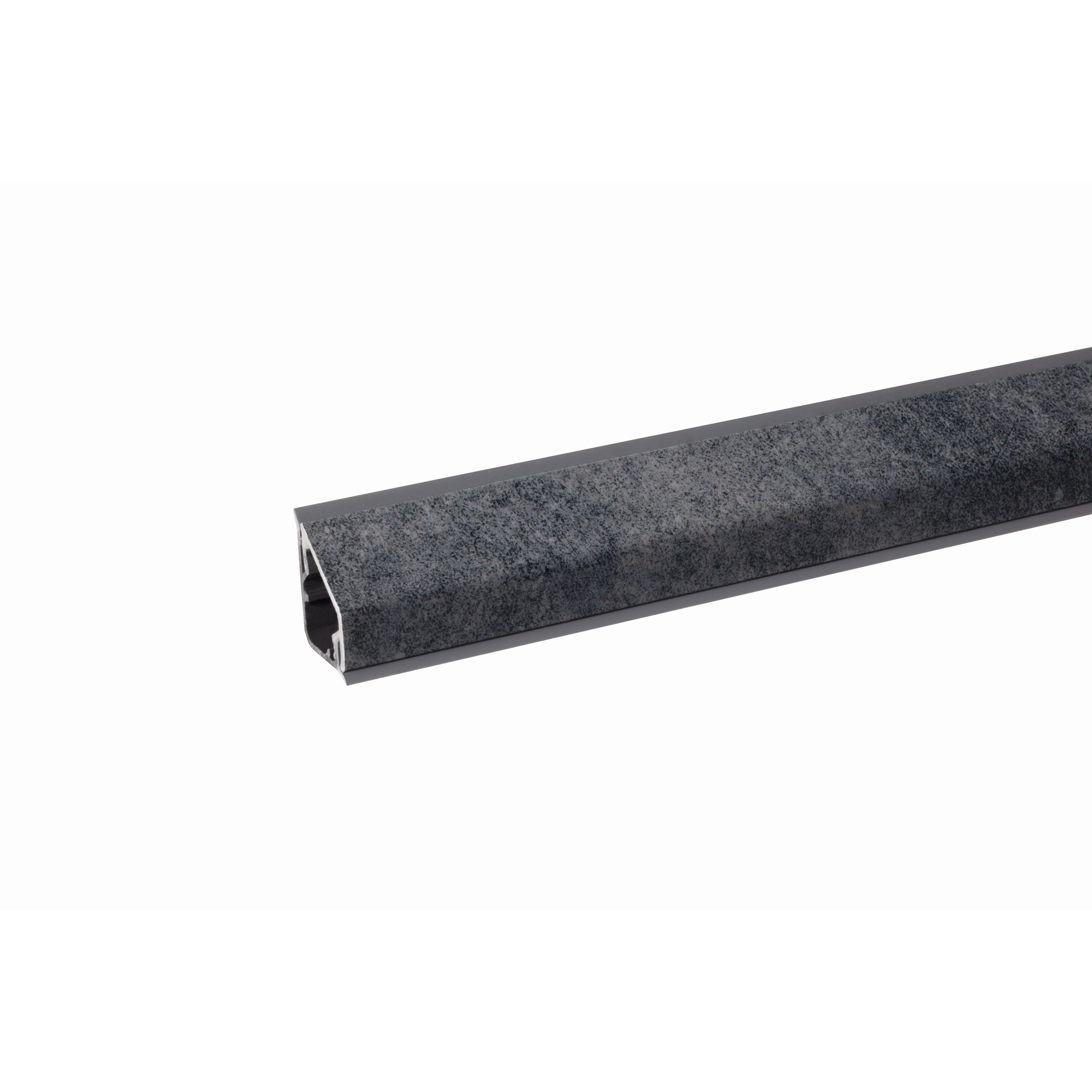 Wandabschlussleiste 'Atlantic Stone Steel' dunkelgrau 300 cm + product picture