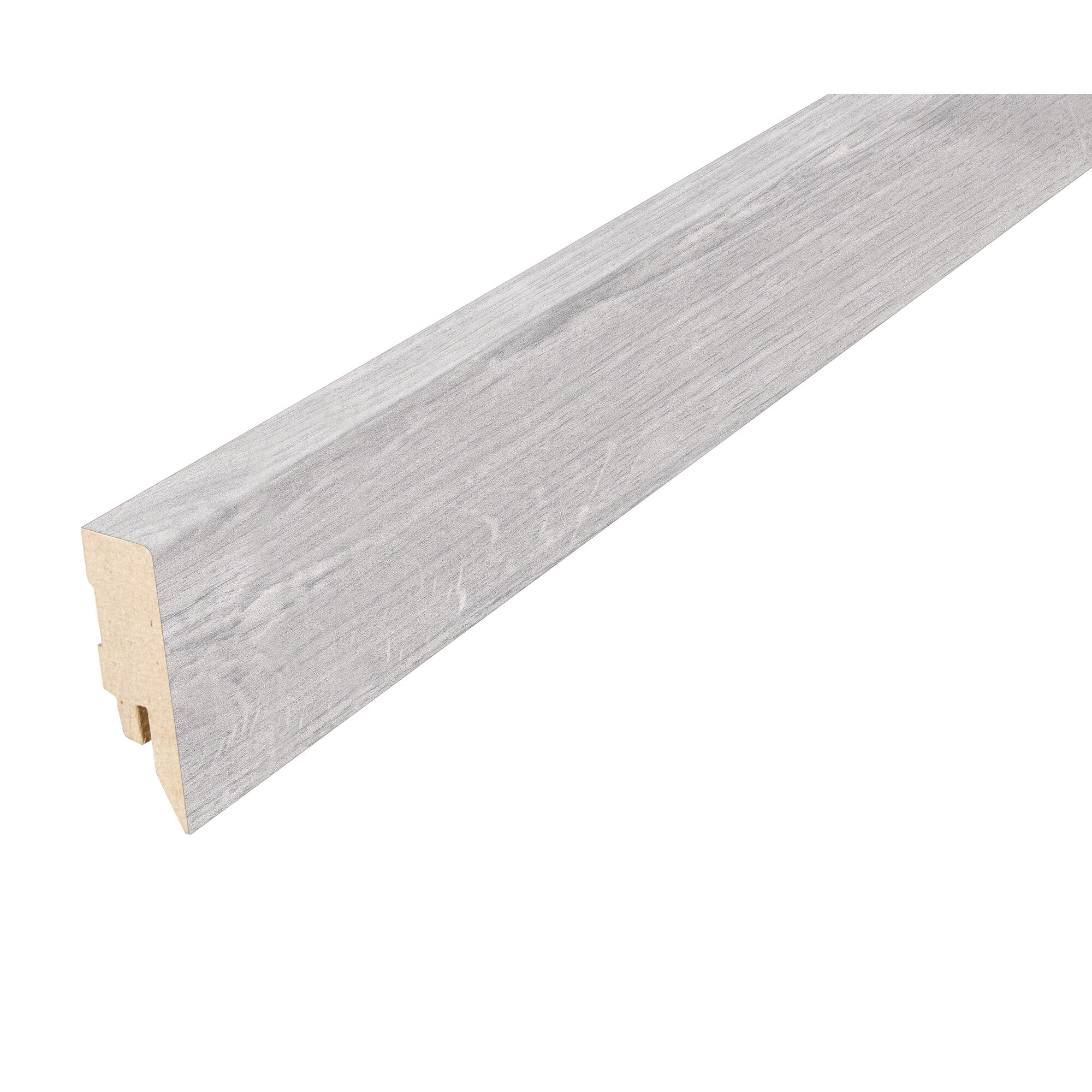 Graue Sockelleiste, eckig