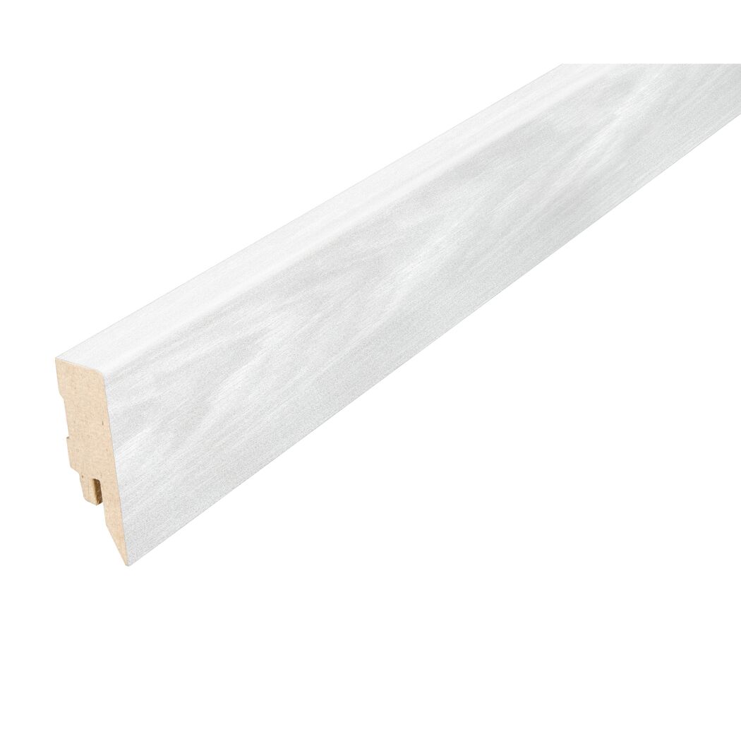 Weißer Holzsockel