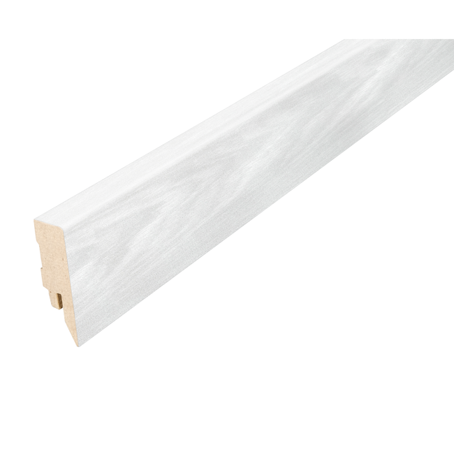 Bild von Sockelleiste gerade Pinie weiß 2400 x 58 x 16 mm