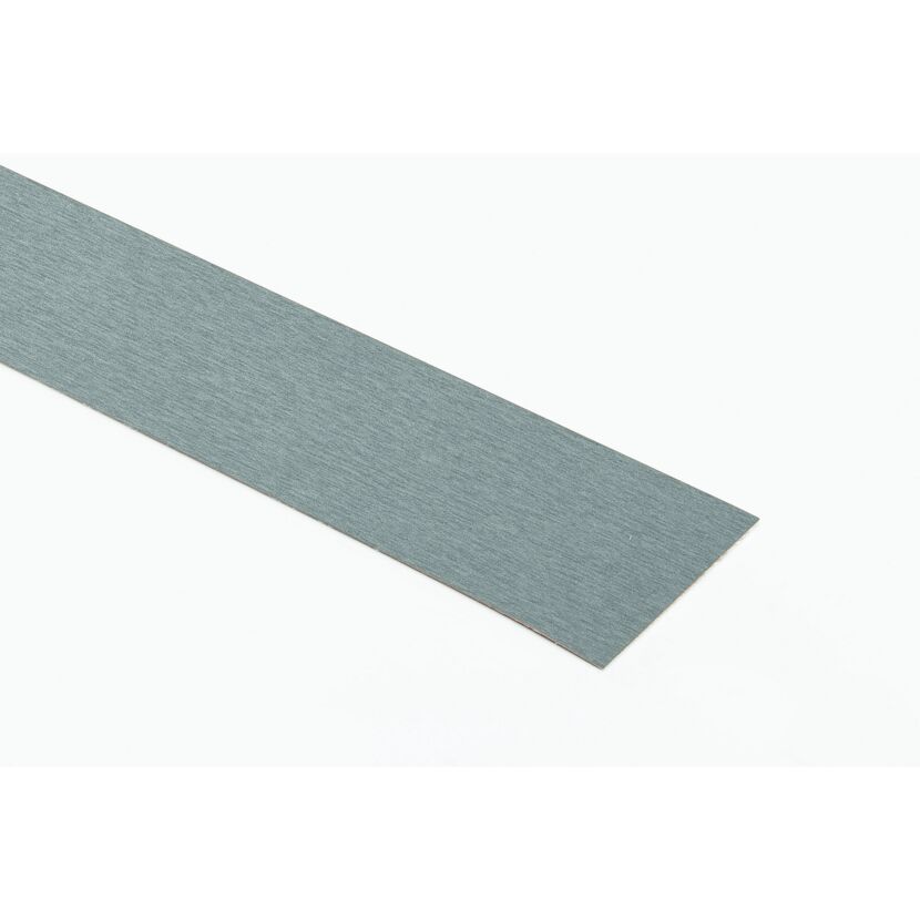 Metallische Kantenschutzleiste in Titanoptik