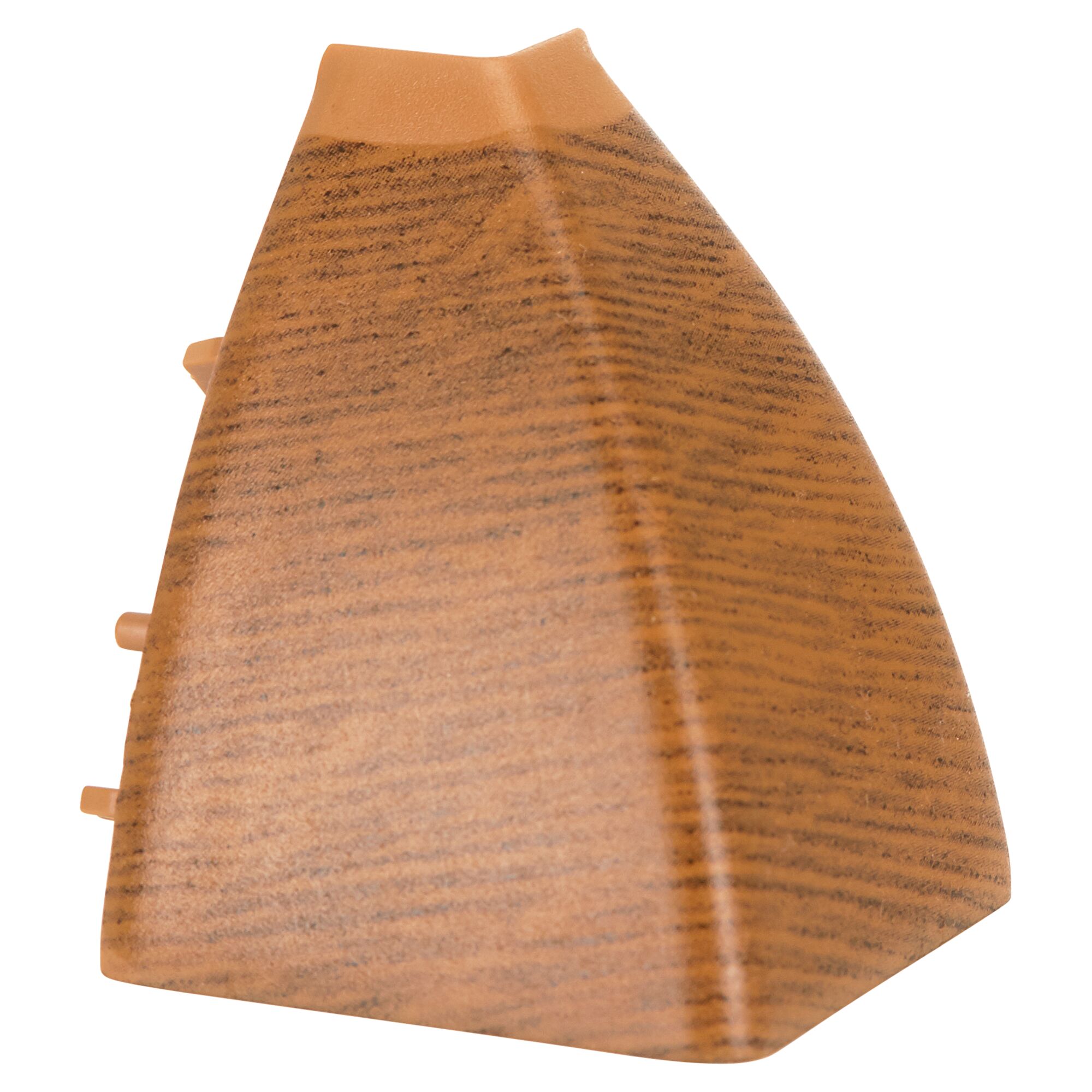 Braune Außenecke für Wandabschlussprofil