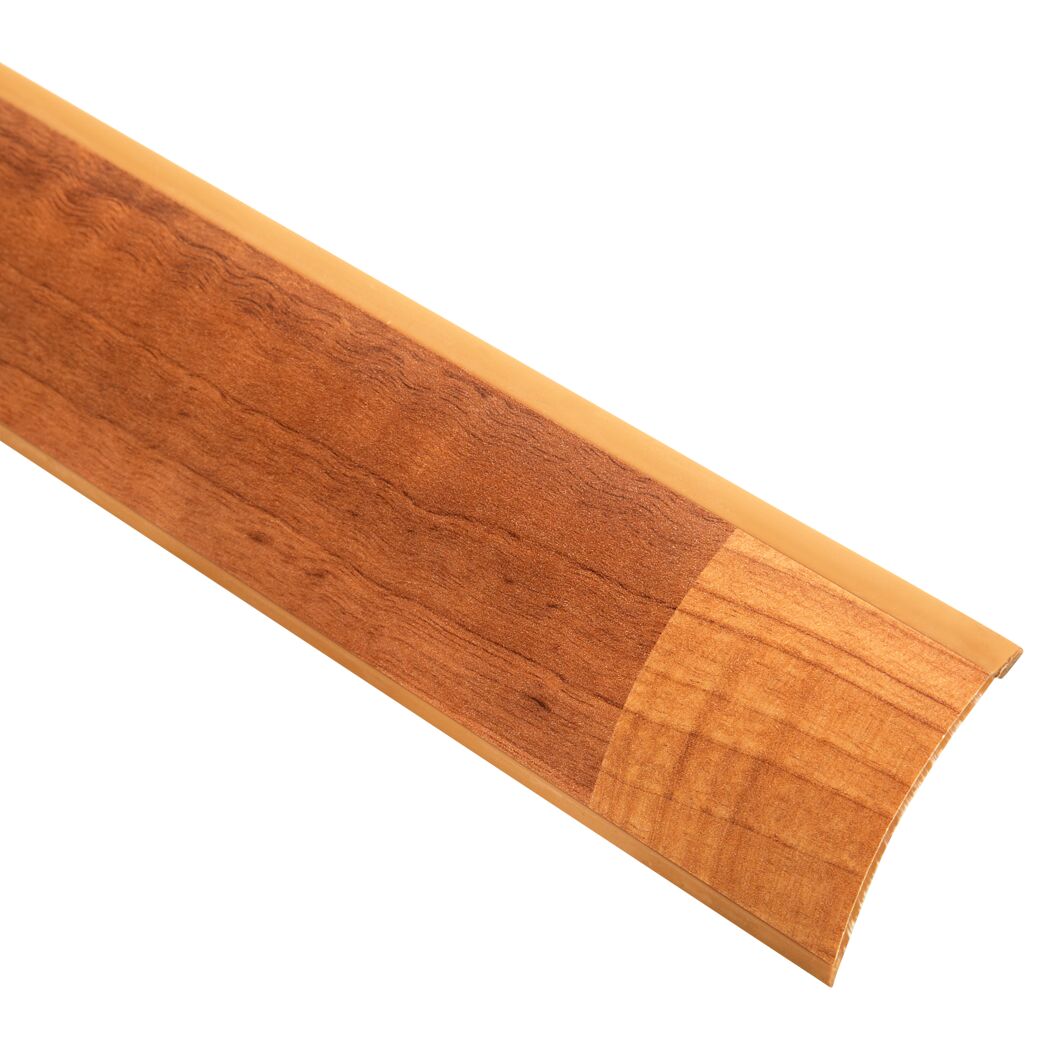 Holzfarbene Wandanschlussleiste