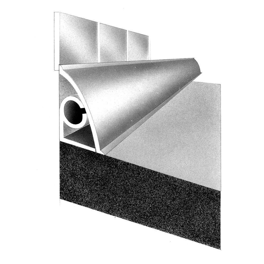 Wandanschlussprofil Schiefer